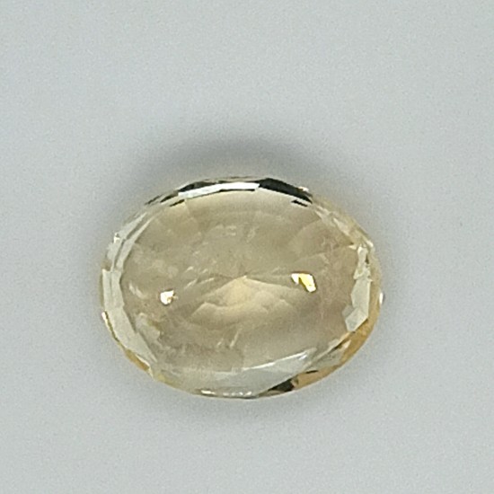 Yellow Sapphire (Pukhraj) 4.87 Ct Certified Yellow Sapphire (Pukhraj) 4.87 Ct Certified